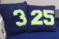 DIY Team Jersey Pillows