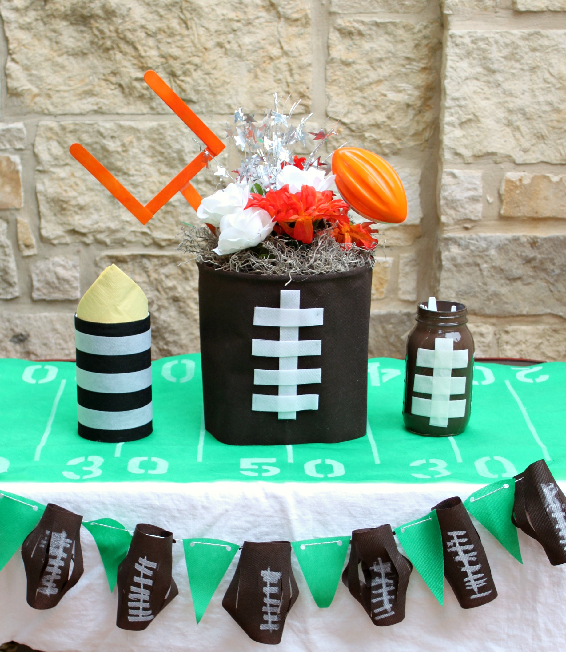 football party decor
