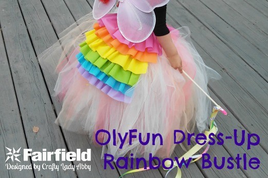 Rainbow bustle skirt clearance