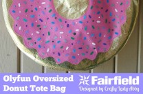 Olyfun Oversized Donut Tote Bag