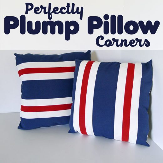 Perfectly Plump Pillow Corners Fairfield World Craft Projects