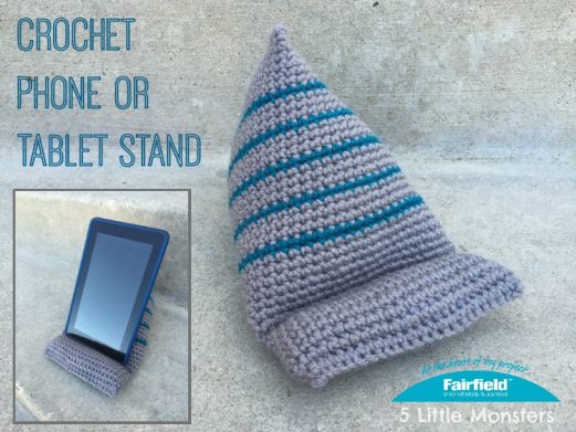 Crochet Phone Or Tablet Stand Fairfield World Craft Projects
