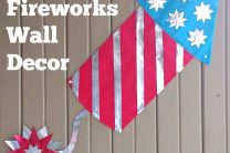 Patriotic Fireworks Wall Decor
