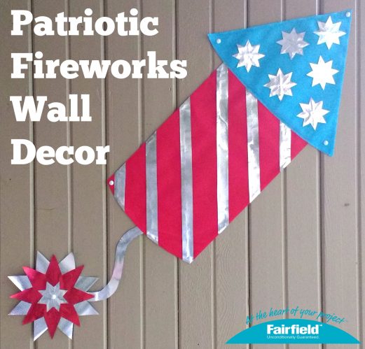 Patriotic Fireworks Wall Decor