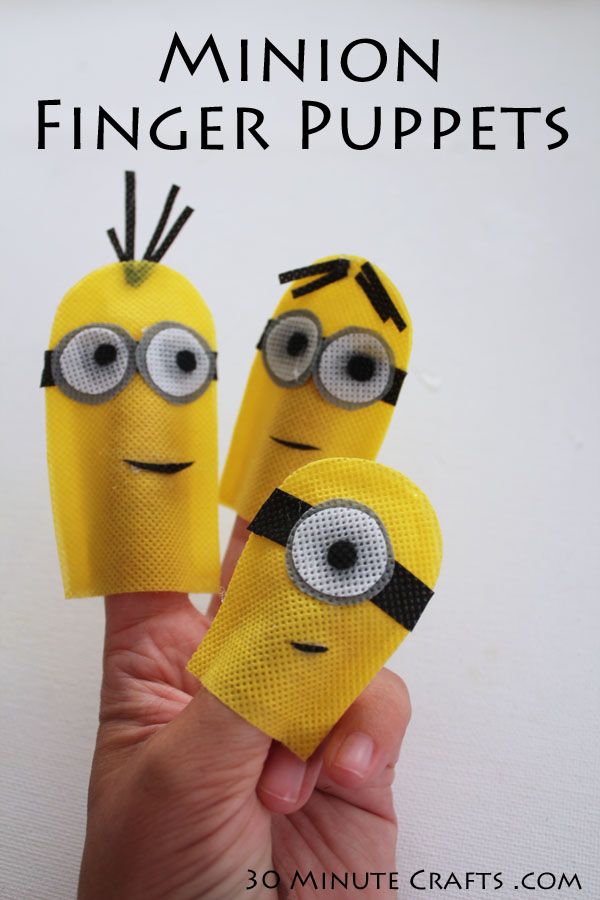 minion finger puppets