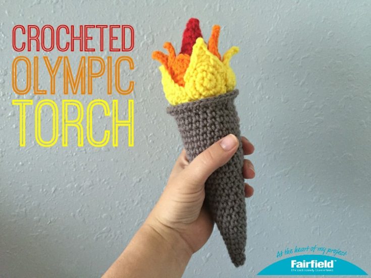 Crocheted Olympic Torch Fairfield World Craft Projects