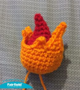 orange and red flame