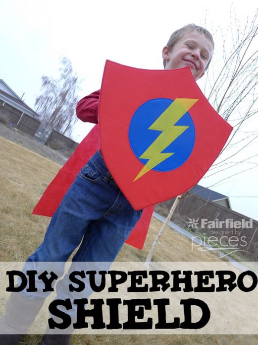 DIY Superhero Shield with Oly-Fun