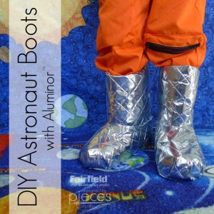 These easy Astronaut Boots make the perfect Astronaut costume accessory.