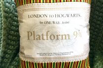 Ticket to Hogwarts Pillow