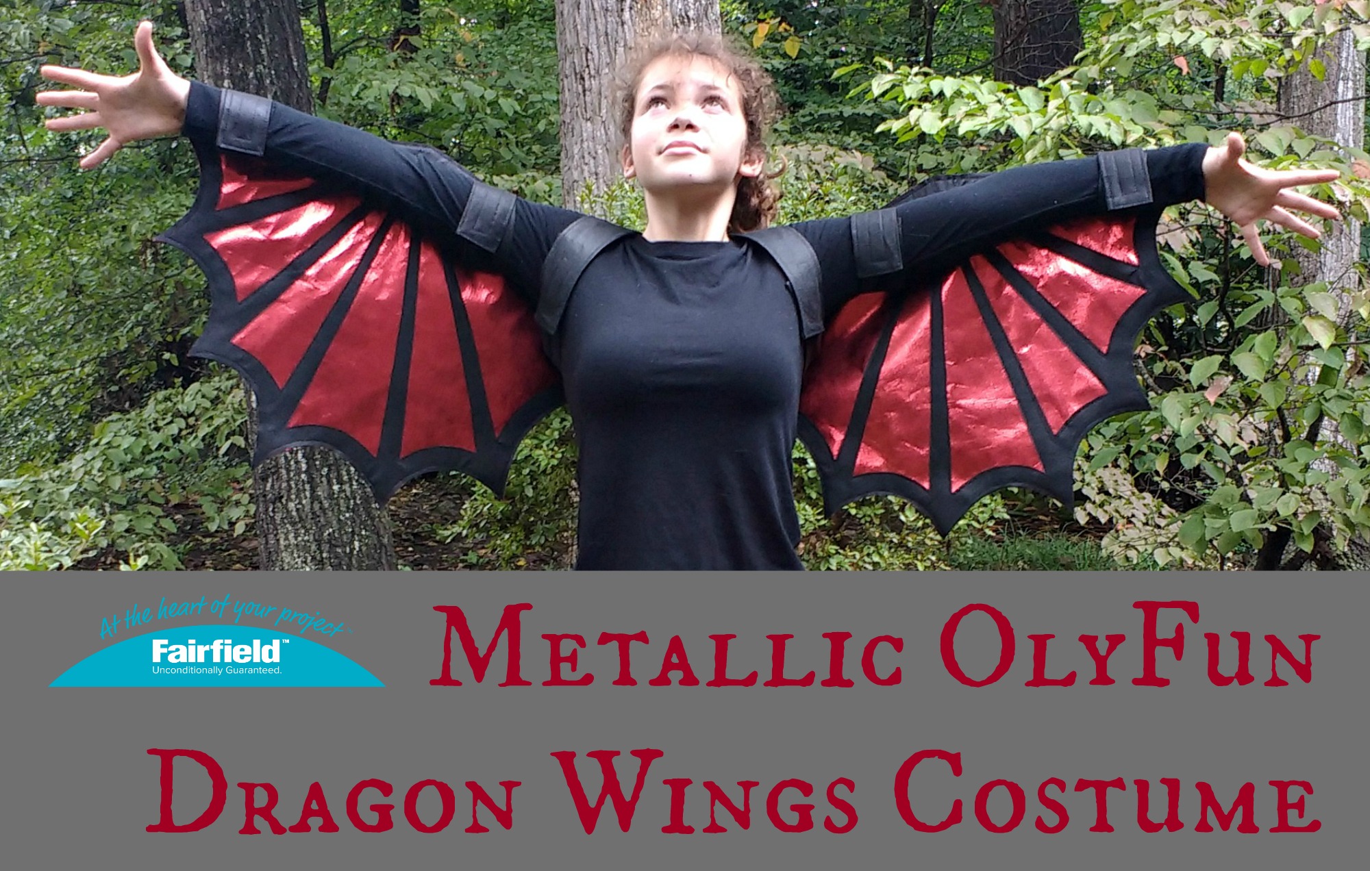 Metallic OlyFun Dragon Wings Costume - Fairfield World Craft Projects