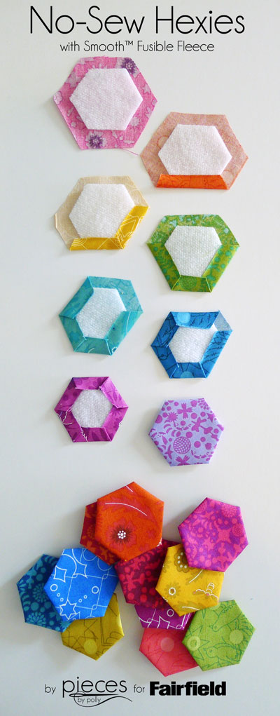 No-Sew Hexies with Smooth™ Fusible Fleece - Fairfield World Craft Projects