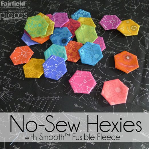 No-Sew Hexies with Smooth™ Fusible Fleece - Fairfield World Craft Projects