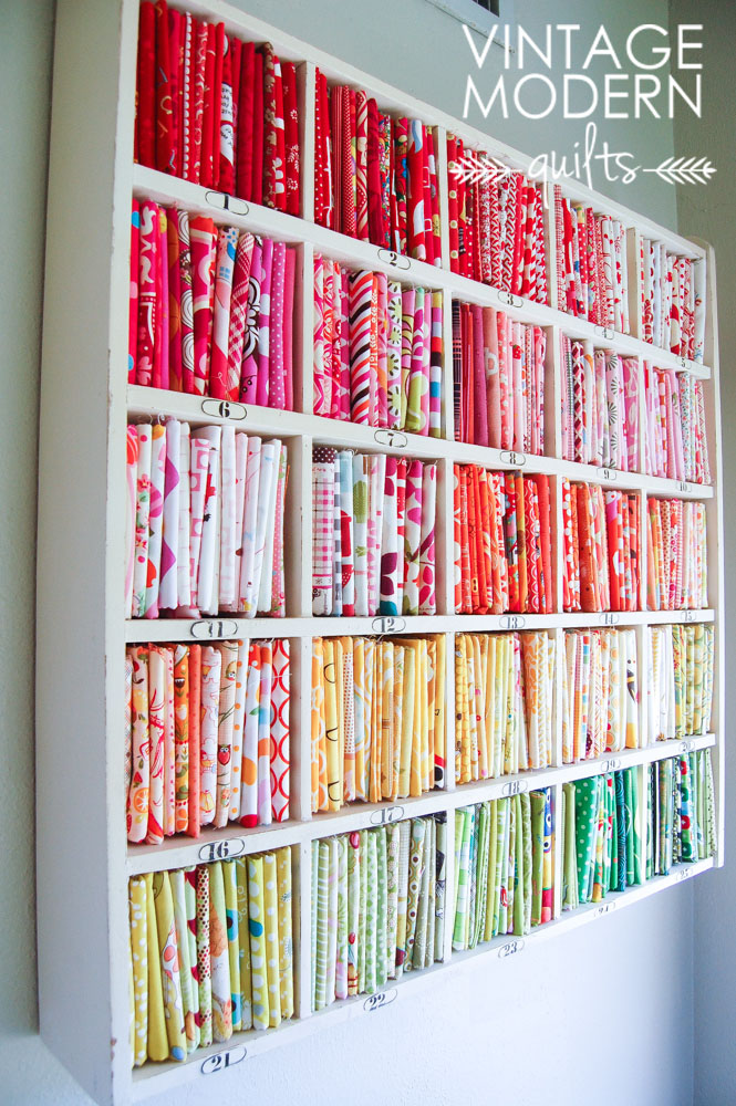 fat quarter storage ideas