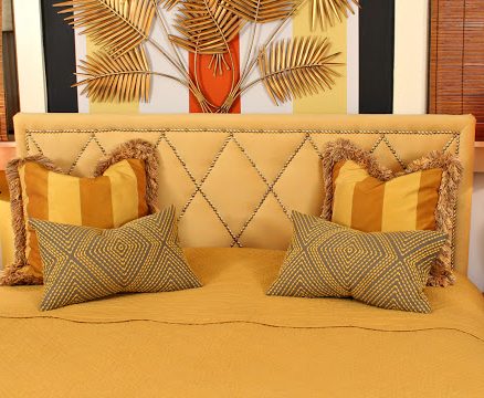 Padded Nailhead headboard