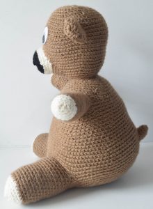 No-Sew Huggable Crochet Pal, free crochet pattern by Underground Crafter for Fairfield World in Red Heart Super Saver yarn