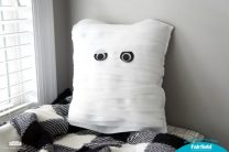 Not-so-spooky Mummy Pillow
