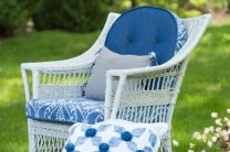 Khir Indigo Tribal Pillow #2