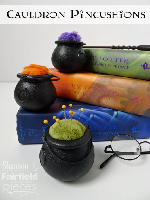 Cauldron Pincushions - Halloween