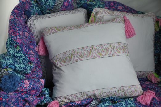 Stamped Pillows