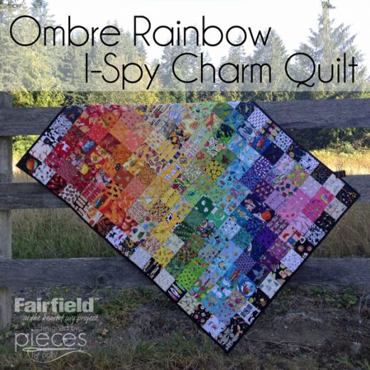 Rainbow Ombre Quilt - I-Spy Quilt