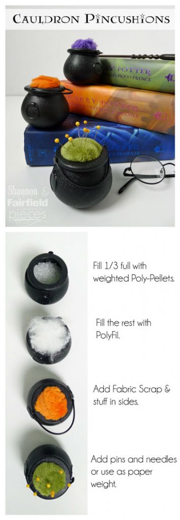 Cauldron Pin Cushion or Paperweight