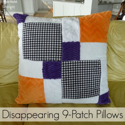 Disappearing Nine Patch Throw Pillows