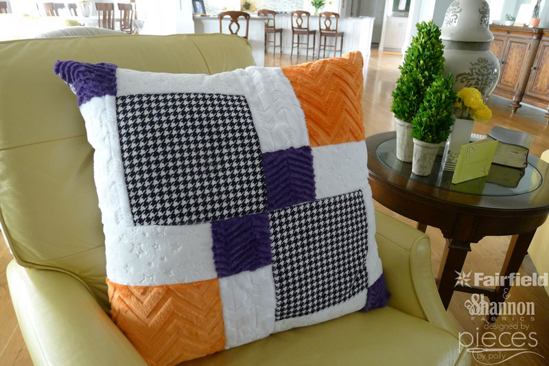 Disappearing Nine Patch Throw Pillow