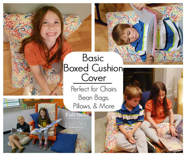 DIY Basic Boxed Cushions Covers - Perfect for Chairs, Bean Bags, Pillows, and More