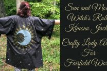 Sun and Moon Witch's Robe Kimono Jacket