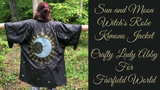 Sun and Moon Witch’s Robe Kimono Jacket