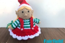 Crochet Christmas Elf Girl