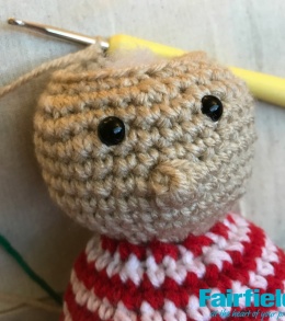 Crochet Elf Face