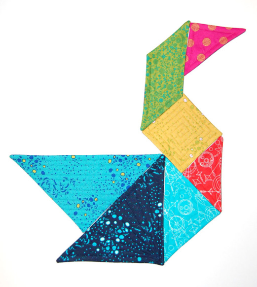 Quilted Tangram Puzzle