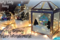 Glowing Snowy Winter Wonderland