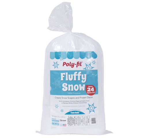 Poly-Fil® Fluffy Snow 24 oz. for DIY Snow Scapes