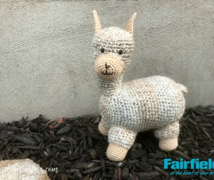 Crocheted Llama