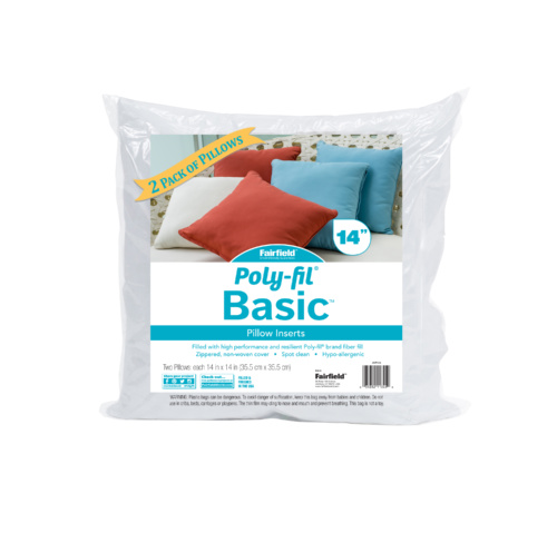 Poly-Fil® Basic™ Pillow Insert 14″ x 14″ Two Pack