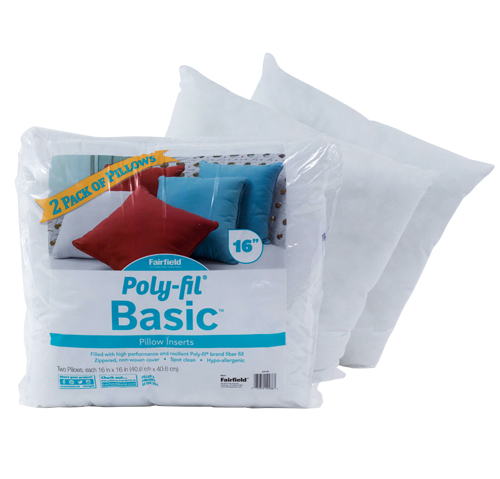 Poly-Fil® Basic™ Pillow Insert 16″ x 16″ Two Pack