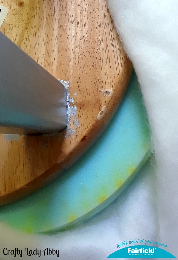 Retro Style Oilcloth Stool Makeover