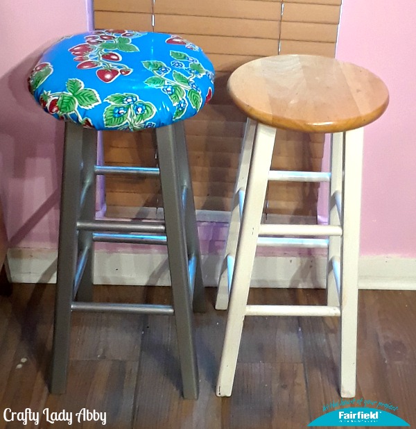 DIY Chair Foam and Fabric Update - Fairfield World Craft Projects