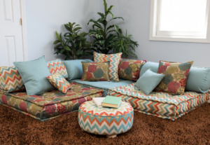 French Mattress, Couch Floor cushions couch
