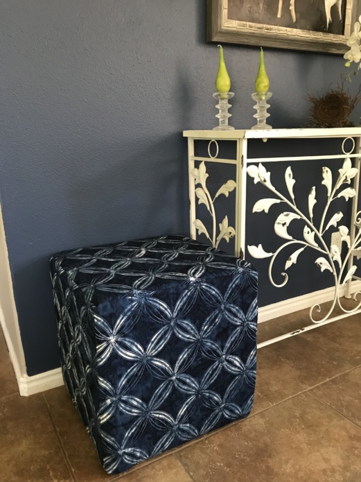 DIY Upholstered Cube