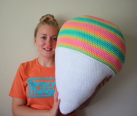 Giant Crochet Snow Cone