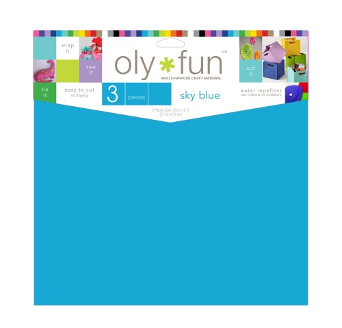 Oly-Fun® Craft Sheets – Sky Blue – 18 pieces