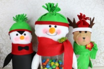 Plush Candy Container for Christmas