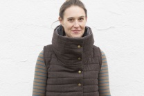 Toasty Warm Funnel Neck Vest 