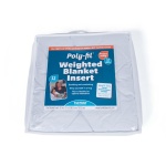 12lb Poly-fil Weighted Blanket Insert in package