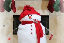 Giant Plush Snowman DIY