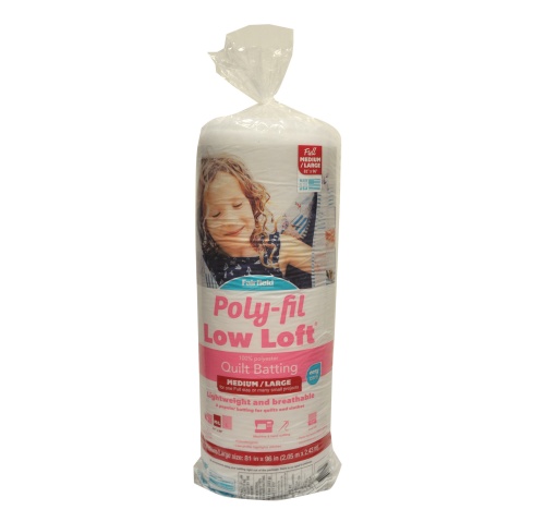 Poly-Fil Low-Loft® Batting 81″ x 96″